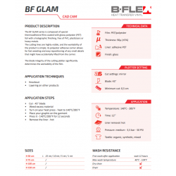 L735 Šeříková Glam nažehlovací fólie / B-flex