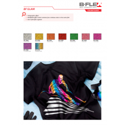 L735 Lilac Glam heat transfer vinyl / B-flex