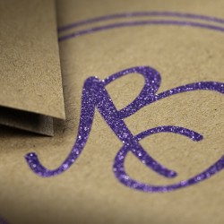 G740 Blue Glitter thermal transfer film / B-flex