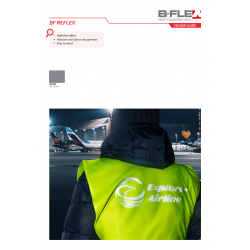 BF REF Reflective Silver termal transfer film / B-flex