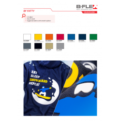 T700 White Fatty heat transfer vinyl / B-flex