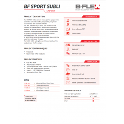 R700SU Bílá SPORT SUBLI flex nažehlovací fólie / B-flex