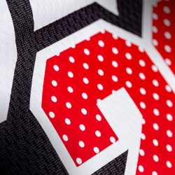 R730 Červená SPORT perforovaná flex nažehľovacia fólia / B-flex