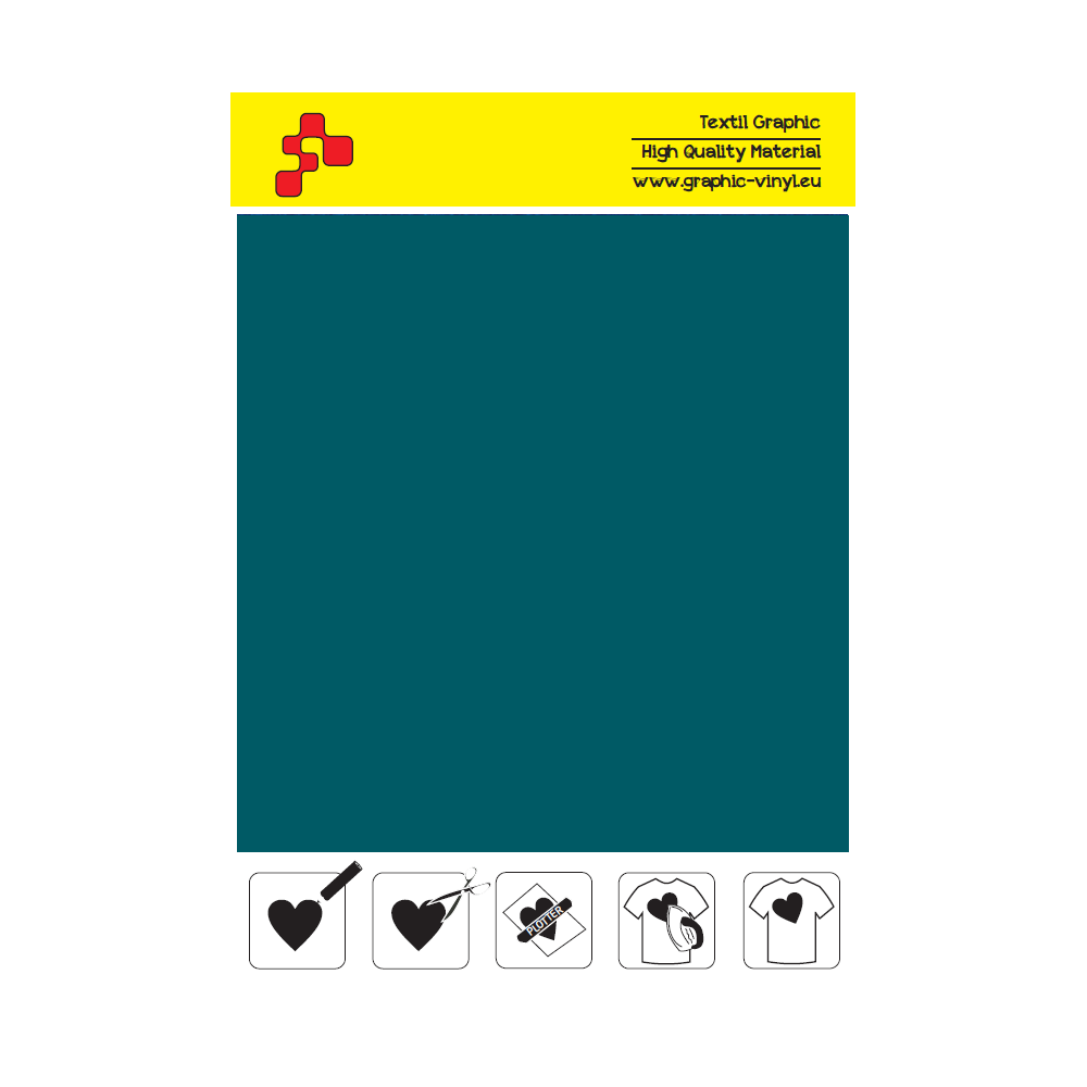 413A Turquoise (Sheet) termal transfer film / POLI-FLEX PREMIUM