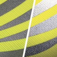 IDREF Reflexná strieborná nažehľovací fólia / iDigit