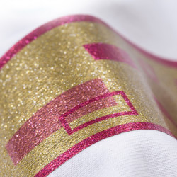 BFPRINTGW Bílá Glitter tisková nažehlovací fólie / B-flex