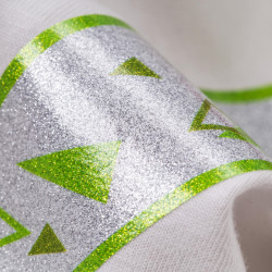 BFPRINTGW White Glitter printable heat transfer vinyl / B-flex