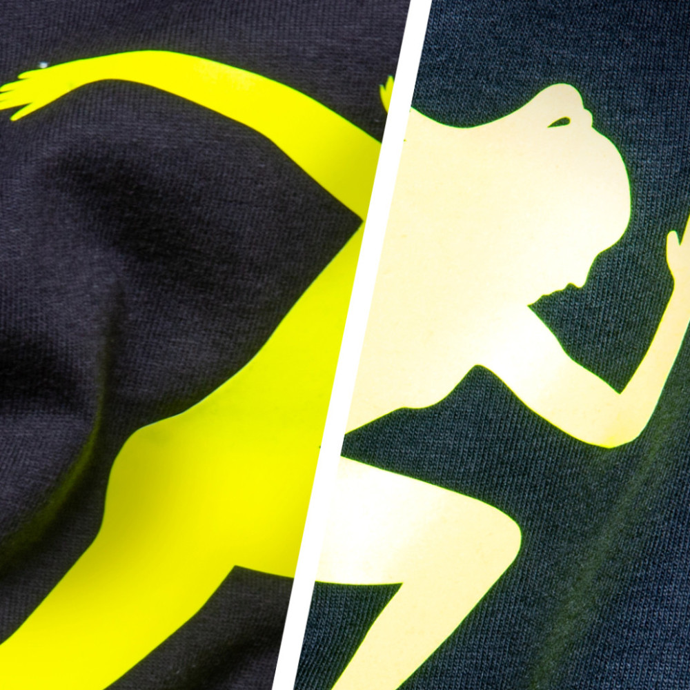 BFREF720 Reflexní neonová žlutá nažehlovací fólie / B-flex