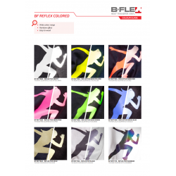 BFREF710 Reflexní černá nažehlovací fólie / B-flex