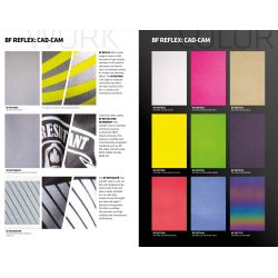 BFREF740 Reflective Blue heat transfer vinyl / B-flex