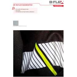 BFREF000FR Reflexní stříbrné nažehlovací segmenty / B-flex