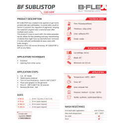 FLUO50SU Neonově zelená Sublistop flex nažehlovací fólie / B-flex