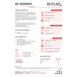 V730 Červená Varnish lesklá flex nažehlovací fólie / B-flex