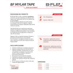 BF MYLAR TAPE aplikační fólie bez podkladu pro flex / B-FLEX