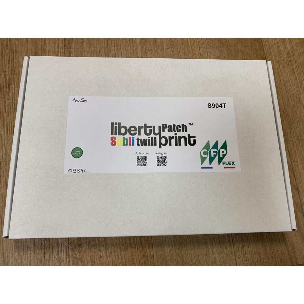 S904TA4 Subli print nažehlovací polyester textilie / CFP Flex