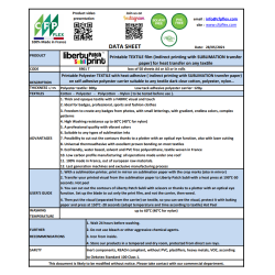 S901TA4 Subli print nažehlovací polyester textilie / CFP Flex