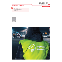 BF REF Reflexní stříbrná nažehlovací fólie / B-flex