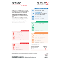 UFLUO30 Neónovo oranžová PUFF flex nažehľovacia fólia / B-flex