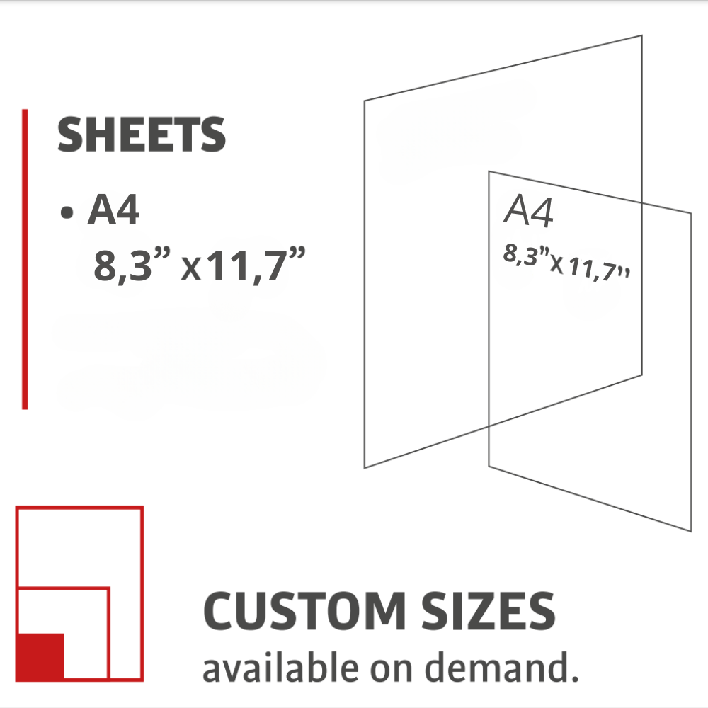 DTF TRANSFER FILM A3 / B-flex | Reklamni-folie.cz