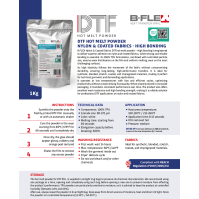 HOT MELT Práškové lepidlo na DTF fólii 1Kg / B-flex