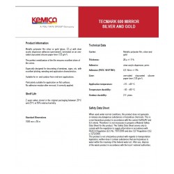 600 Zlatá zrcadlová plotrová fólie lesklá / KEMICA