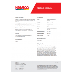 5000 White 5-7years old plotter vinyl gloss / KEMICA