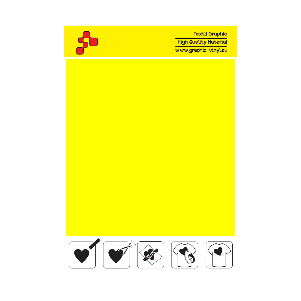IDP419A Lemon Yellow (Sheet) termal transfer film / iDigit