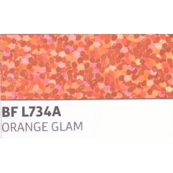 IDL734A Oranžová Glam (Arch) nažehľovací fólia / iDigit