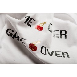 IDG700A Bílá Glitter (Arch) nažehlovací fólie / iDigit