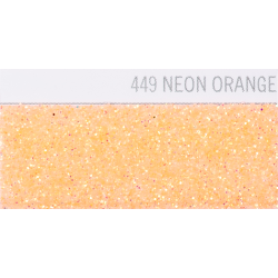 IDP449A Neon Orange Pearl Glitter (Sheet) termal transfer film / iDigit