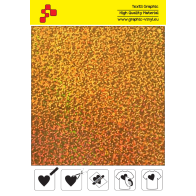 IDL792A Zlatá Glam (Arch) nažehlovací fólie / iDigit