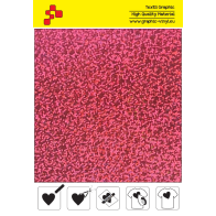 IDL736A Ružová Glam (Arch) nažehľovací fólia / iDigit