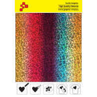 IDL777A Dúhová Glam (Arch) nažehľovací fólia / iDigit