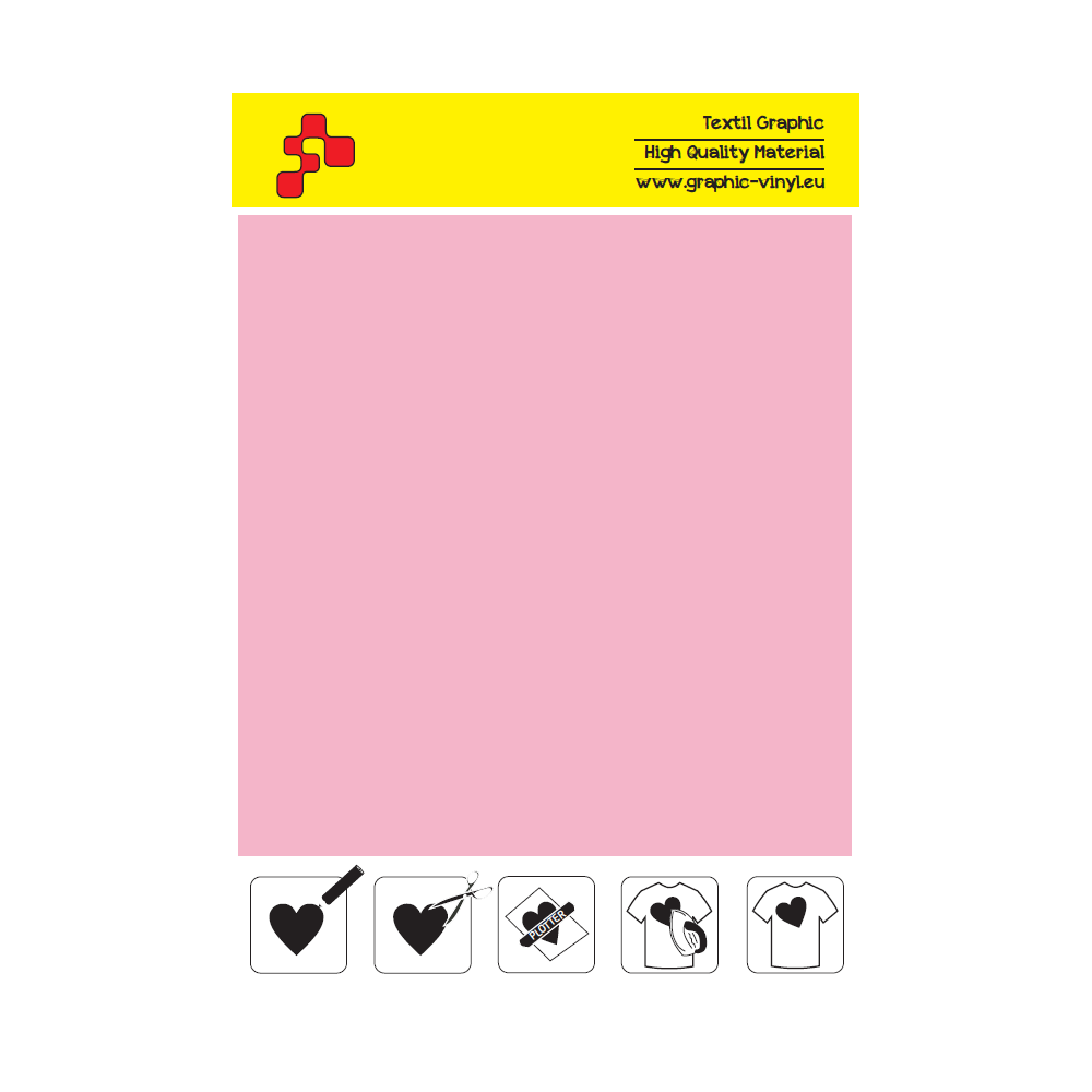 IDSF736A Pink (Sheet) Speed flex termal transfer film / iDigit