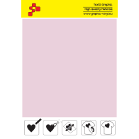 IDSF737A Blush Pink (Sheet) Speed flex termal transfer film / iDigit