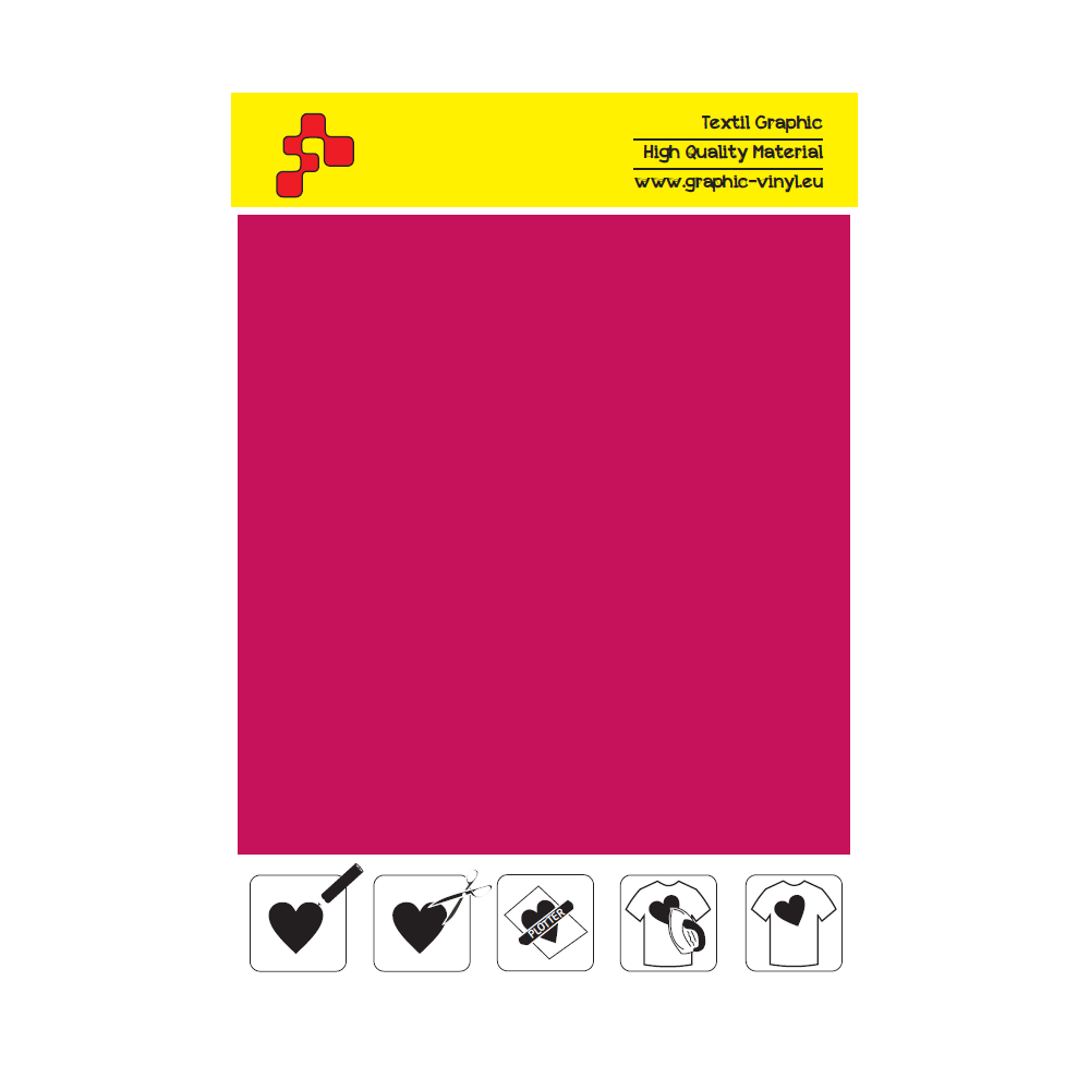 IDSF738A Cyclamen (Sheet) Speed flex thermal transfer film / iDigit