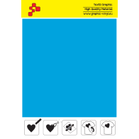 IDSF744A Light Blue (Sheet) Speed flex thermal transfer film / iDigit