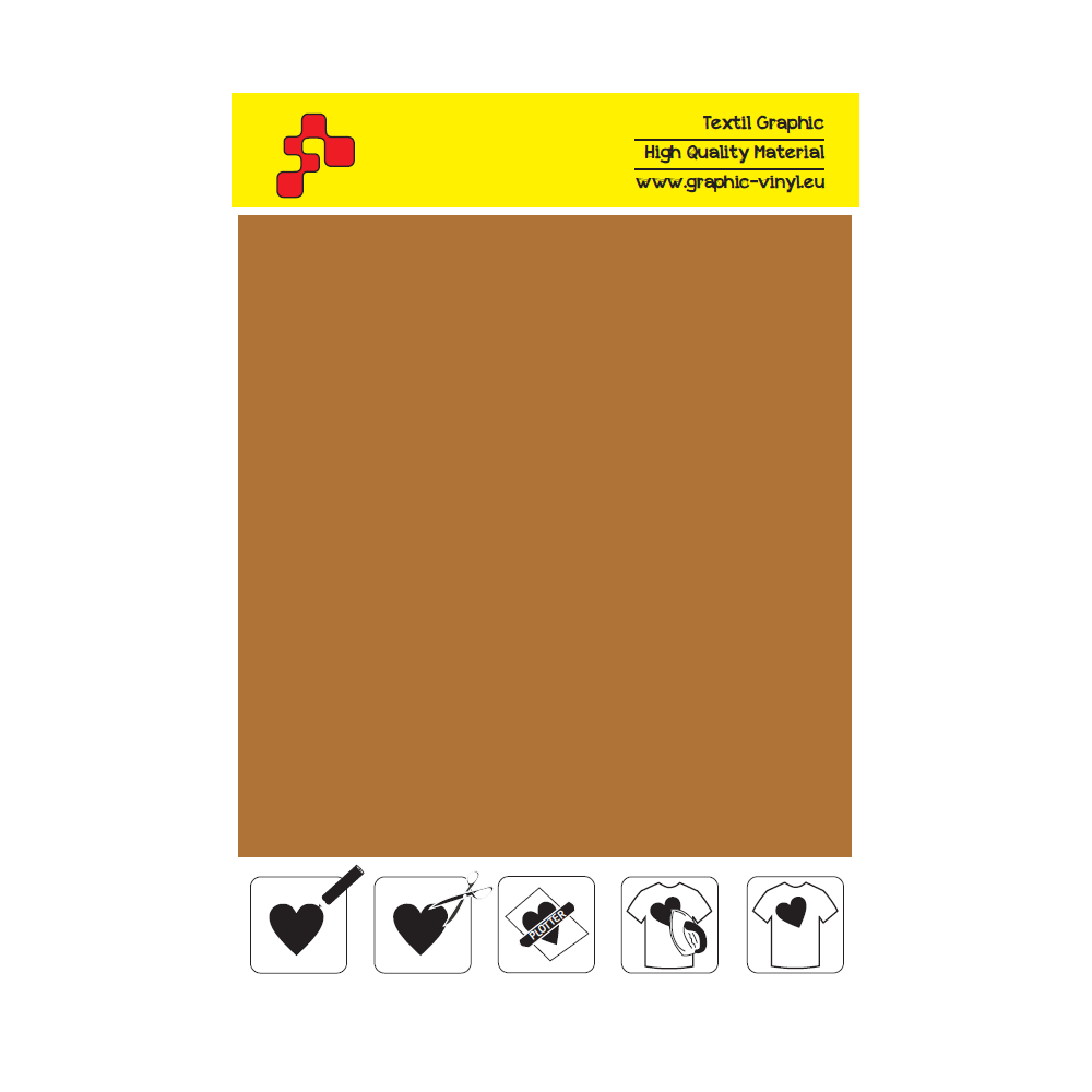 IDSF763A Cappuccino (Sheet) Speed flex termal transfer film / iDigit