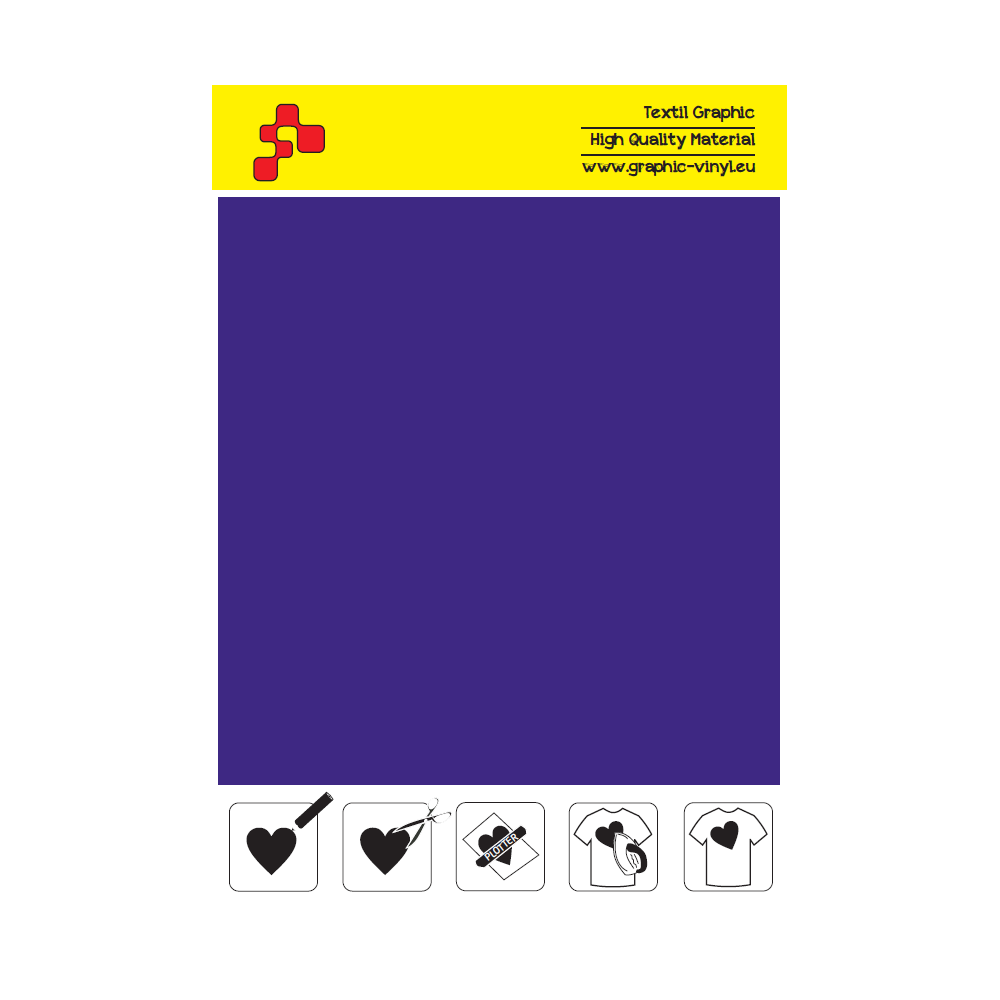 IDSF770A Purple (Sheet) Speed flex termal transfer film / iDigit