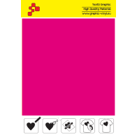 IDSFFLUO40A Neon Pink (Sheet) Speed flex thermal transfer film / iDigit