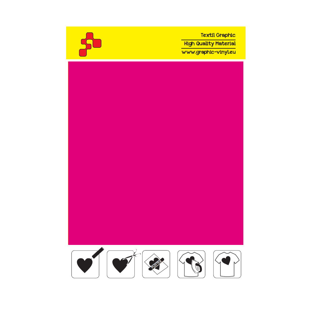 IDSFFLUO40A Neónovo ružová (Arch) Speed flex nažehľovací fólia / iDigit