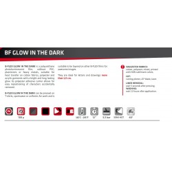 IDBFGLOWA Luminiscenční (Arch) nažehlovací fólie / iDigit