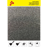 IDP435A Glitterová stříbrná (Arch) nažehlovací fólie / iDigit