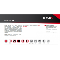 IDBFREFA Reflexní stříbrná (Arch) nažehlovací fólie / iDigit