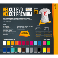VelCut Evo Zelená 10 semišová nažehlovací fólie / SEF Textile