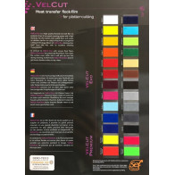 VC000 Vzorník A4 Flock VelCut Evo Premium / SEF Textile