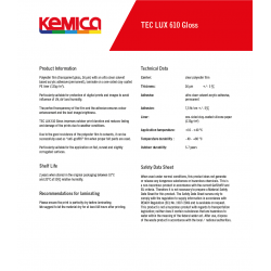 610G/500 Antigraffiti laminační fólie / Kemica