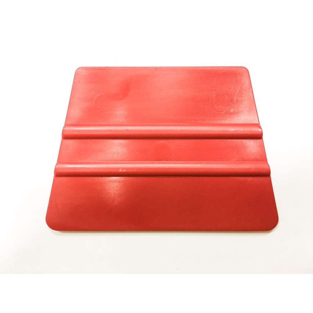 Hard plastic trapezoidal spatula red / iDigit