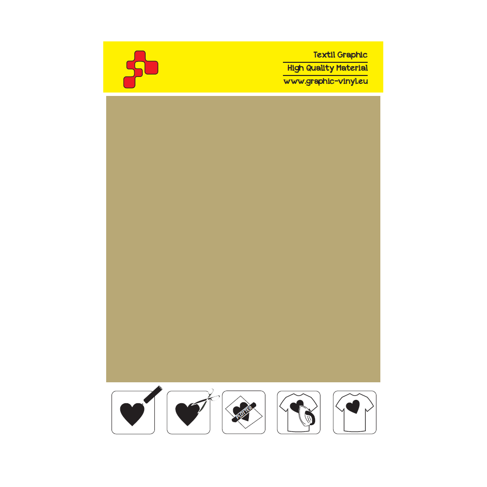 IDT792A Gold Fatty (Sheet) thermal transfer film / iDigit