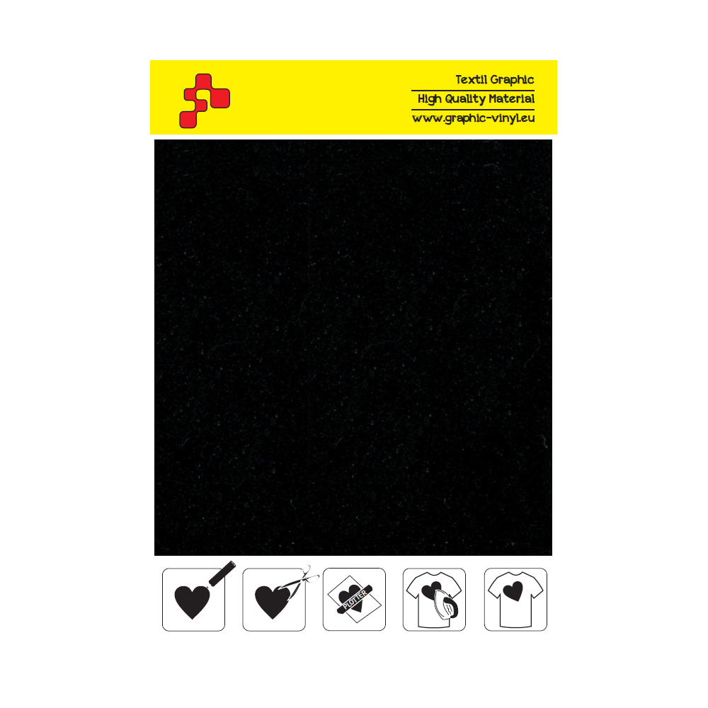 IDVCE06A Black (Sheet) suede thermal transfer film / iDigit